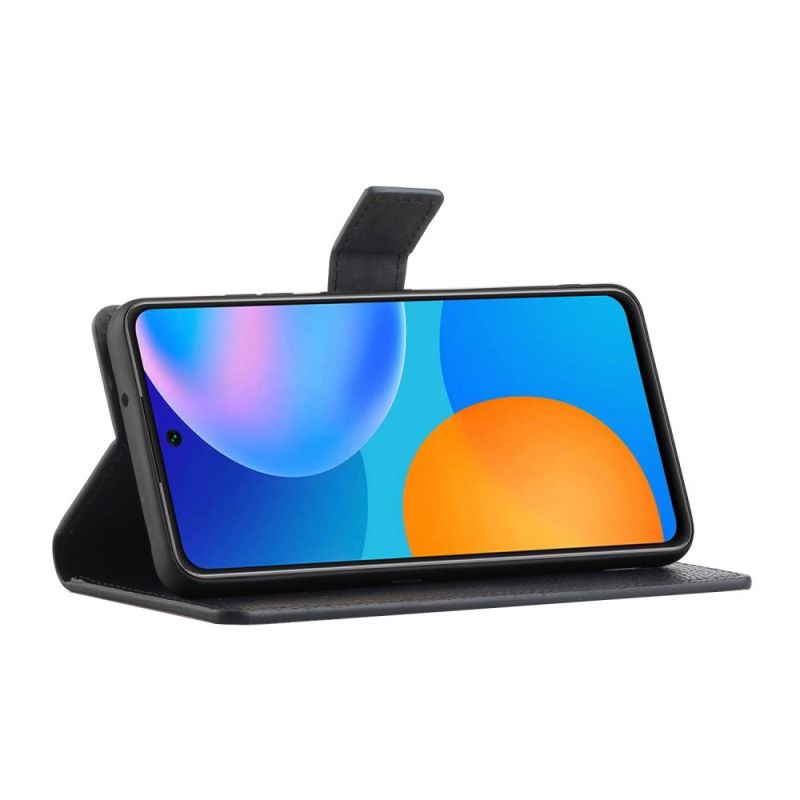 Etui Folio Huawei P Smart 2021 Imitacja Skóry Ultra Liczi Etui Ochronne