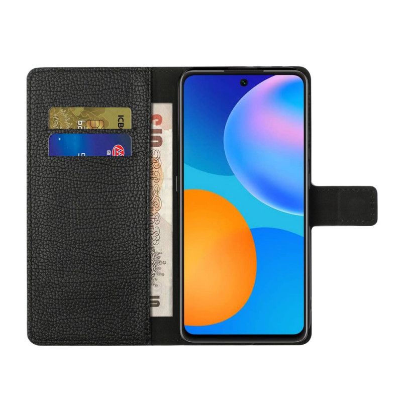 Etui Folio Huawei P Smart 2021 Imitacja Skóry Ultra Liczi Etui Ochronne