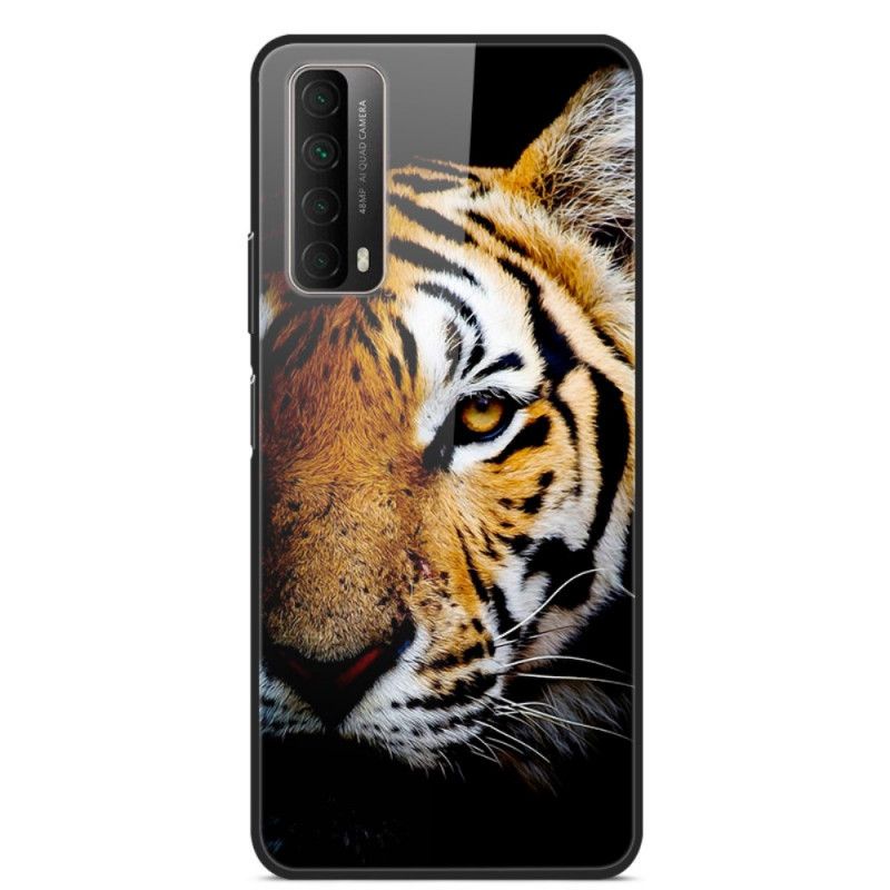 Etui Huawei P Smart 2021 Realistyczne Szkło Hartowane Tygrysie