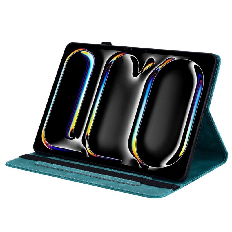 Etui Do iPad Pro 13 (2025) Efekt Zamszu W Kształcie Serca