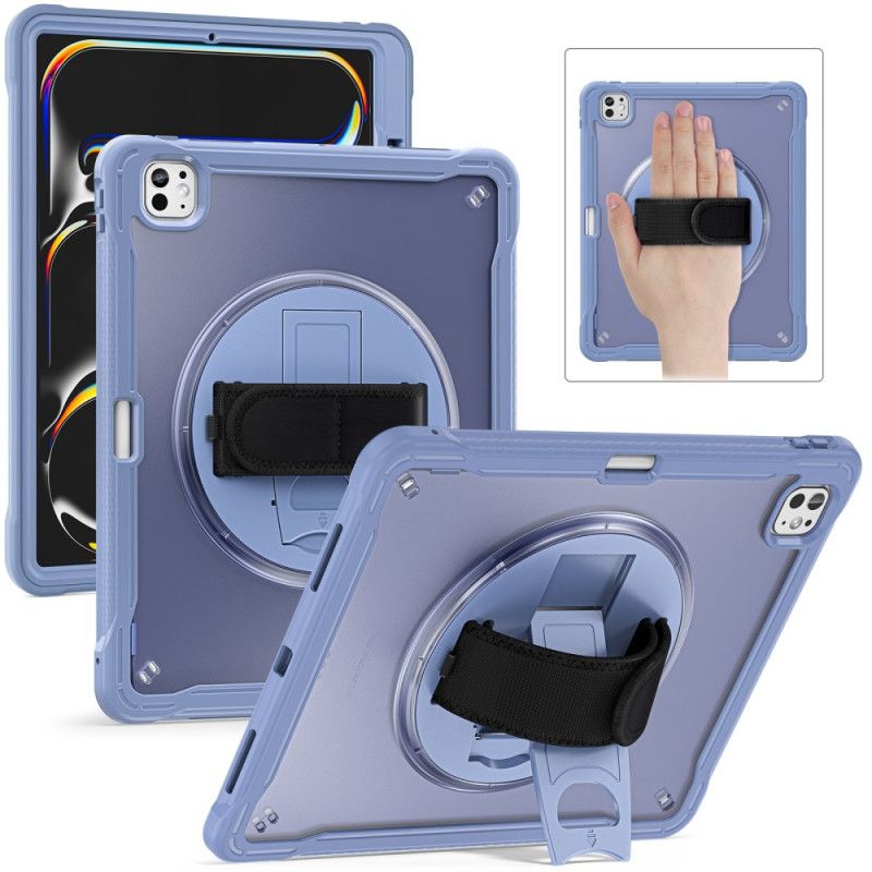Etui Do iPad Pro 13 (2025) Podstawka I Obrotowy Pasek Na Rękę