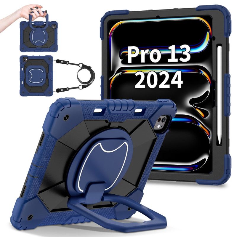 Etui iPad Pro 13 (2025) Dwukolorowa Podstawka I Pasek Na Ramię