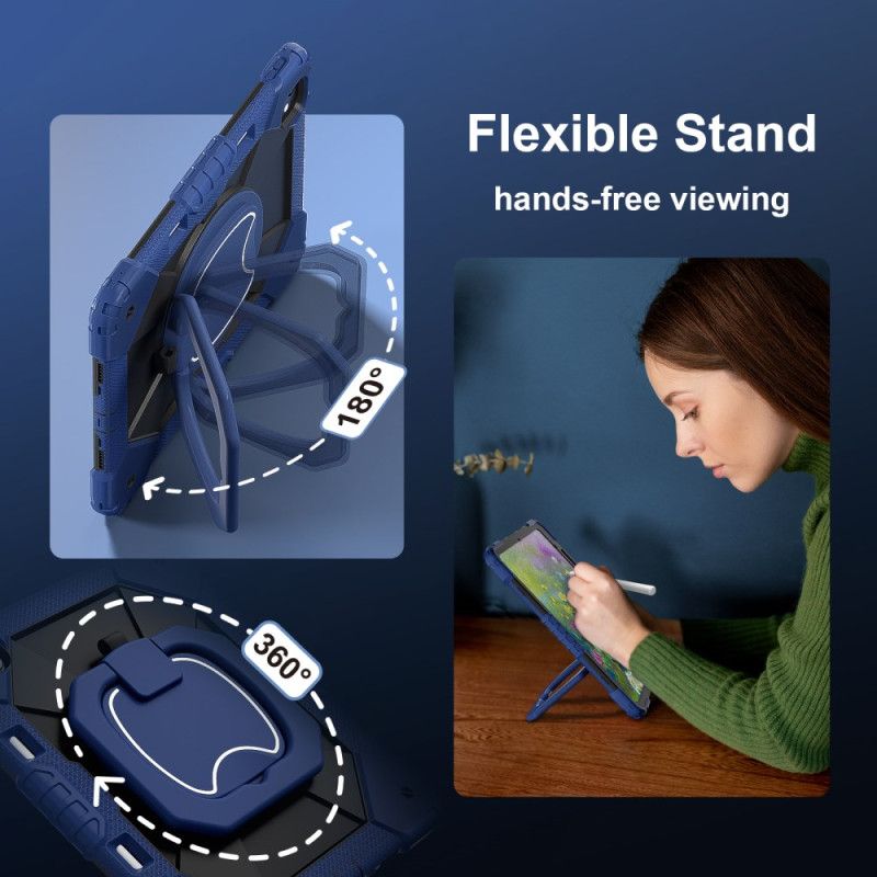 Etui iPad Pro 13 (2025) Dwukolorowa Podstawka I Pasek Na Ramię