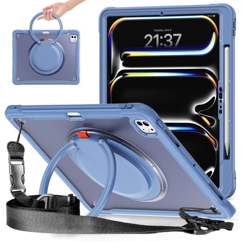 Etui iPad Pro 13 (2025) Obrotowa Podstawka I Pasek Na Ramię