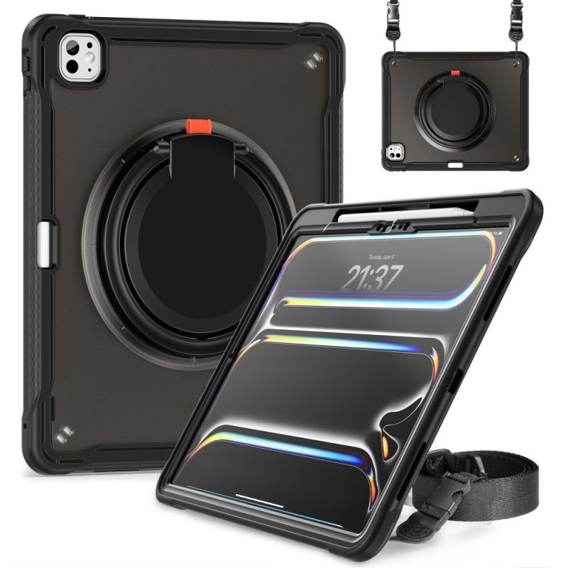 Etui iPad Pro 13 (2025) Obrotowa Podstawka I Pasek Na Ramię