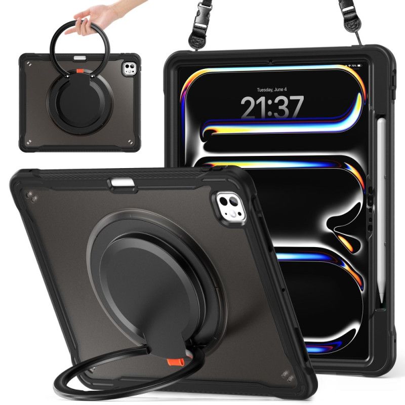 Etui iPad Pro 13 (2025) Obrotowa Podstawka I Pasek Na Ramię