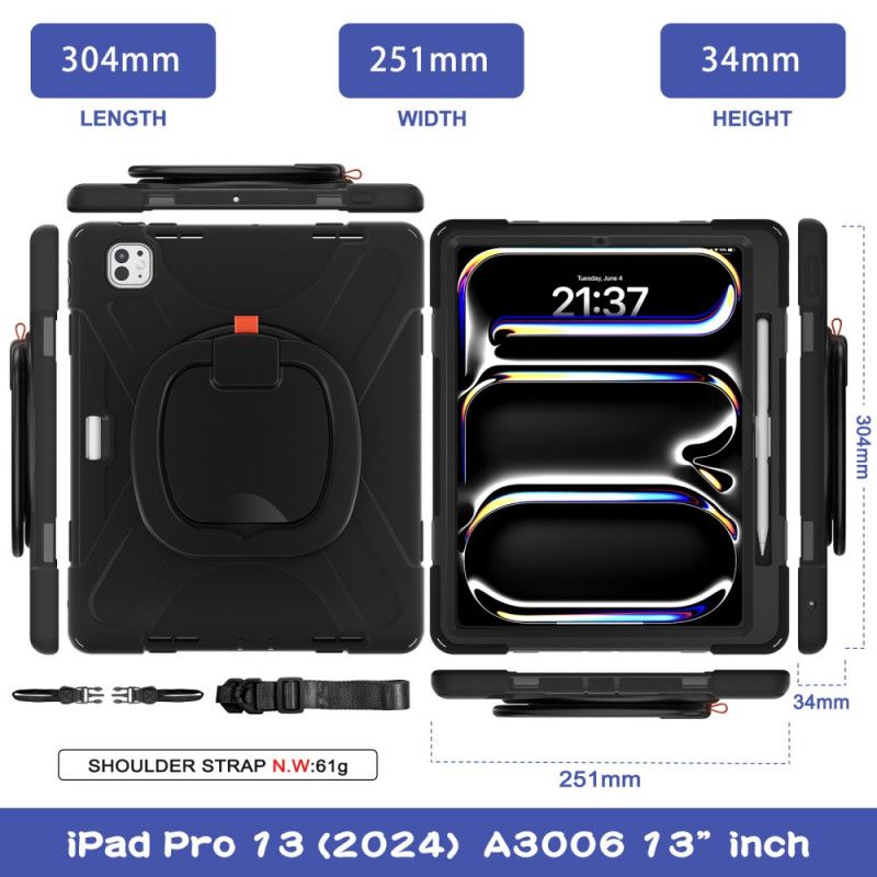 Etui iPad Pro 13 (2025) Obrotowa Podstawka I Uchwyt