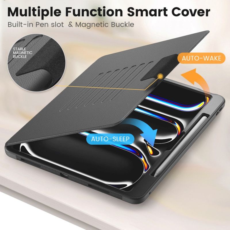 Etui iPad Pro 13 (2025) Uchwyt Na Karty I Uchwyt Magnetyczny Etui Ochronne
