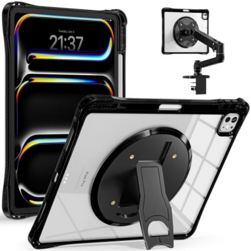 Futerały iPad Pro 13 (2025) Etui Na Telefon Przezroczysty Z Podstawką