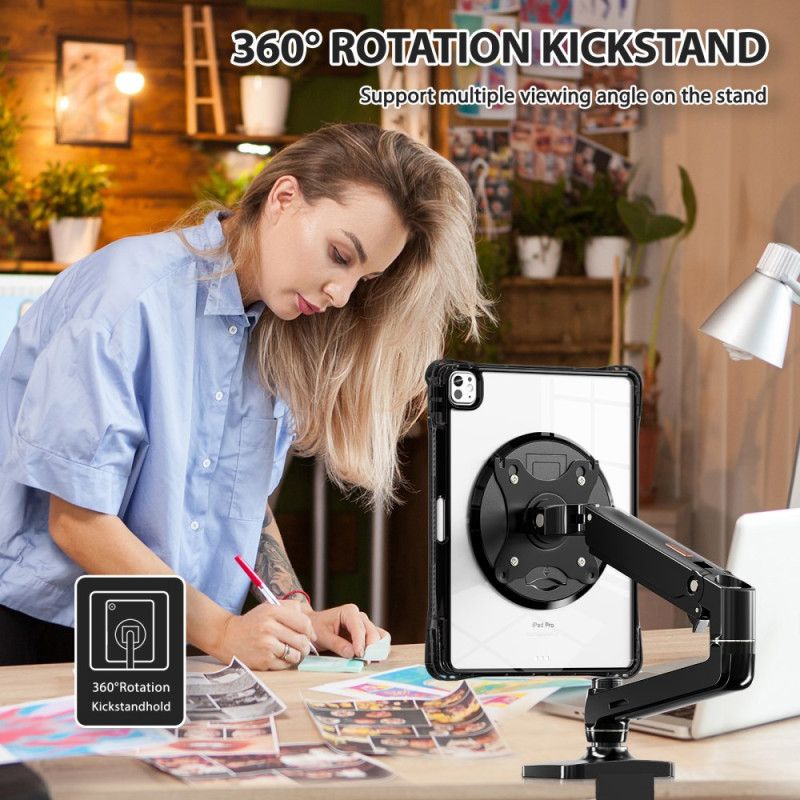 Futerały iPad Pro 13 (2025) Etui Na Telefon Przezroczysty Z Podstawką