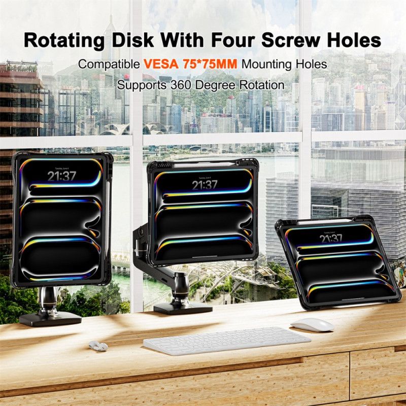 Futerały iPad Pro 13 (2025) Etui Na Telefon Przezroczysty Z Podstawką