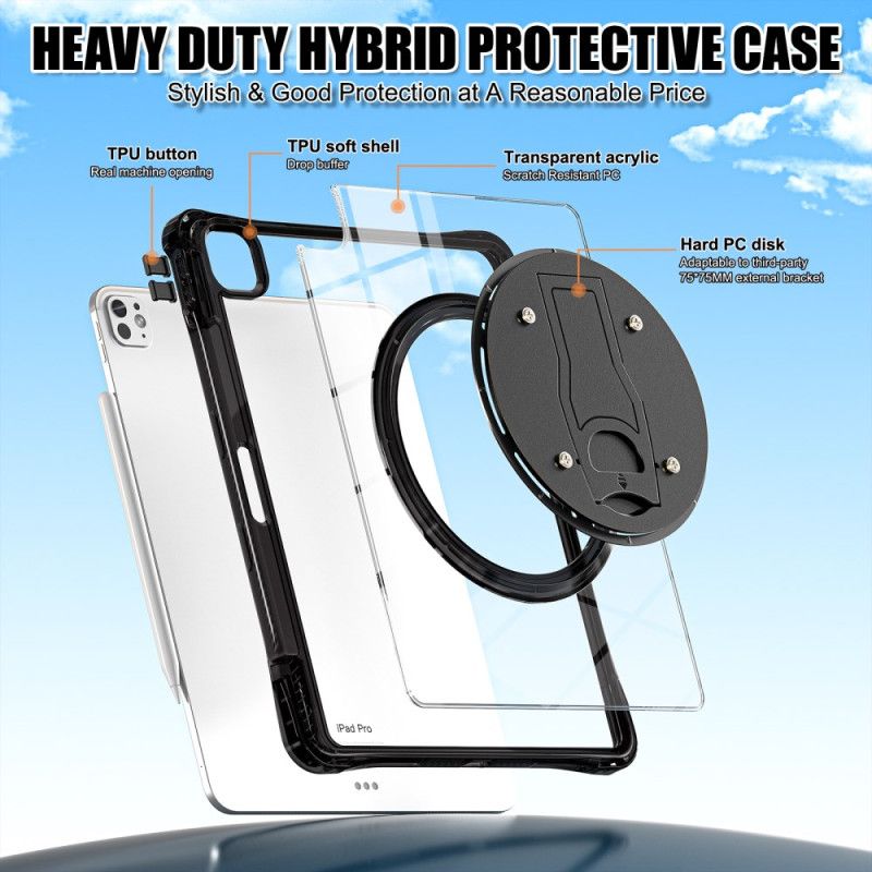 Futerały iPad Pro 13 (2025) Etui Na Telefon Przezroczysty Z Podstawką