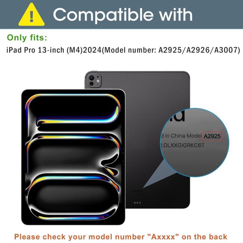 iPad Pro 13 (2025) Odłączana Konstrukcja Magnetyczna