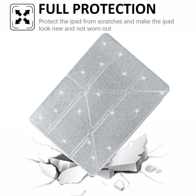 iPad Pro 13 (2025) Podparcie W Kształcie Litery Y Z Cekinami