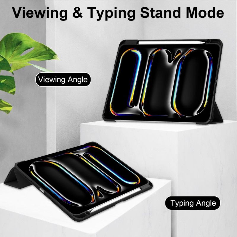 iPad Pro 13 (2025) Przezroczyste Etui Ze Sztucznej Skóry