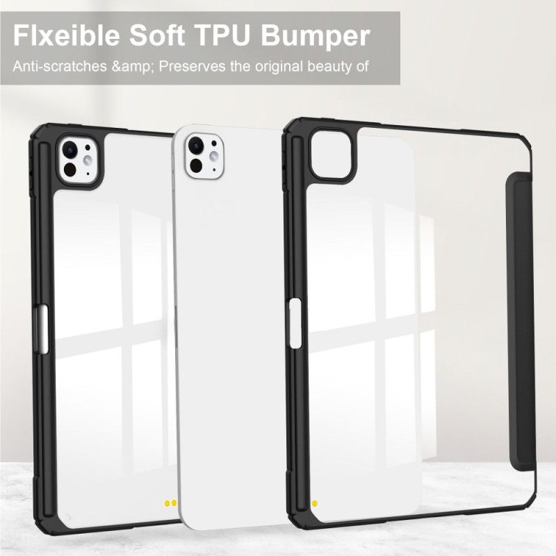 iPad Pro 13 (2025) Przezroczyste Etui Ze Sztucznej Skóry