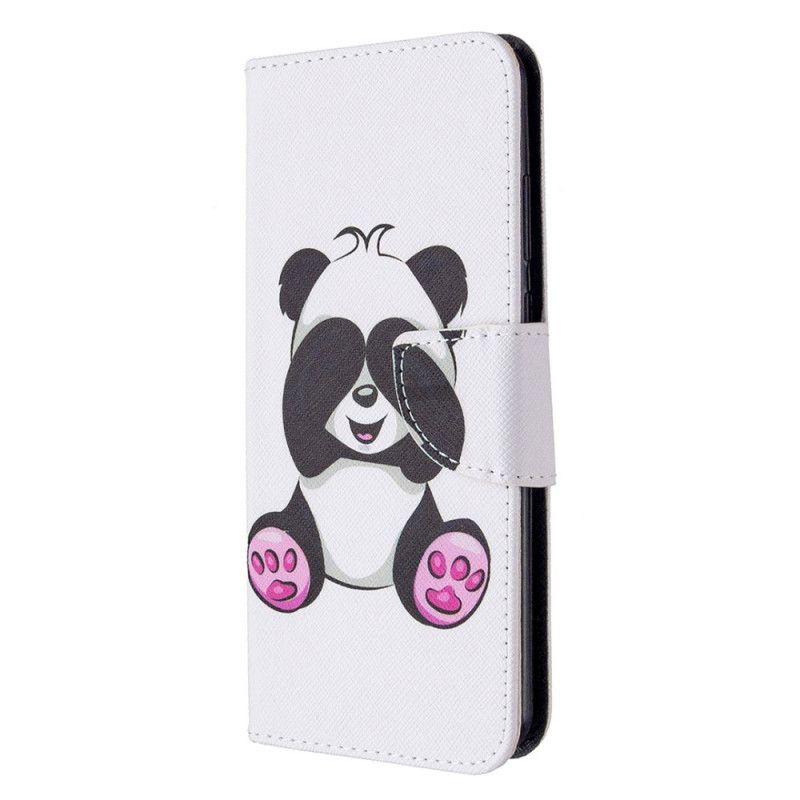 Etui Folio Huawei Y6p Zabawna Panda Etui Ochronne