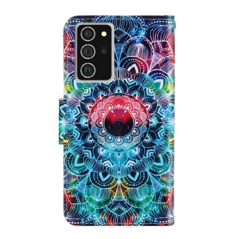 Etui Folio Samsung Galaxy Note 20 Efektowna Mandala Ze Stringami