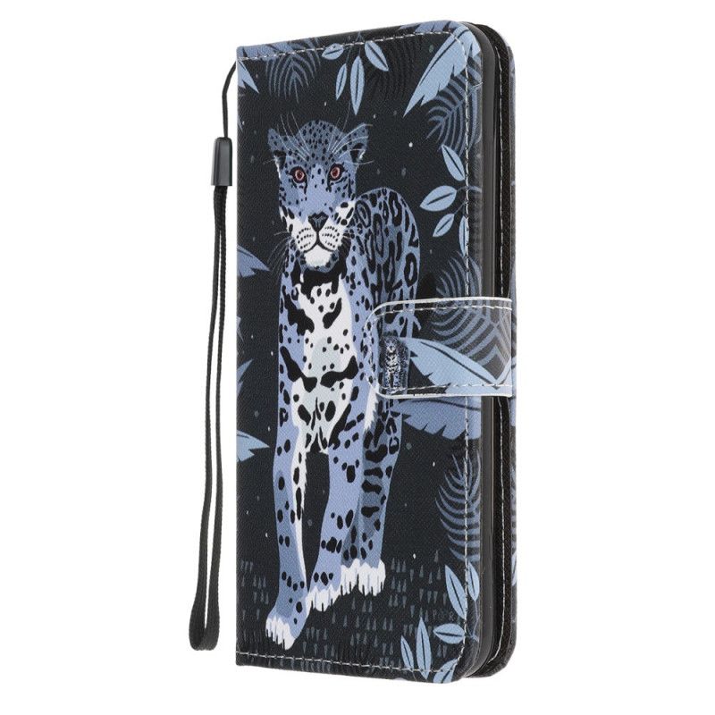 Etui Folio Samsung Galaxy Note 20 Lampart Ze Stringami Etui Ochronne