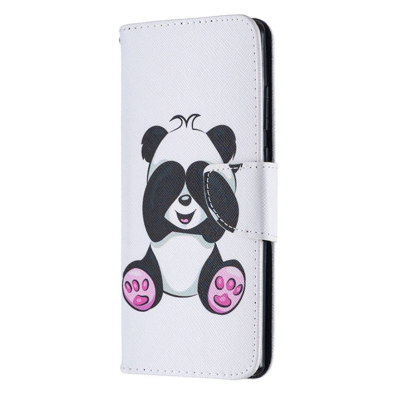Etui Folio Samsung Galaxy Note 20 Zabawna Panda Etui Ochronne