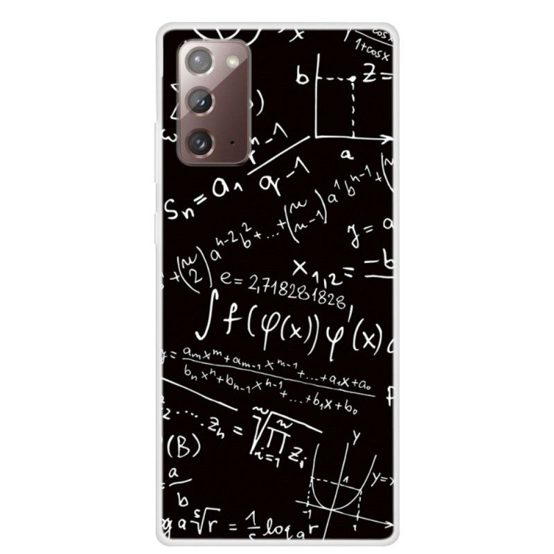 Etui Samsung Galaxy Note 20 Matematyka Etui Ochronne