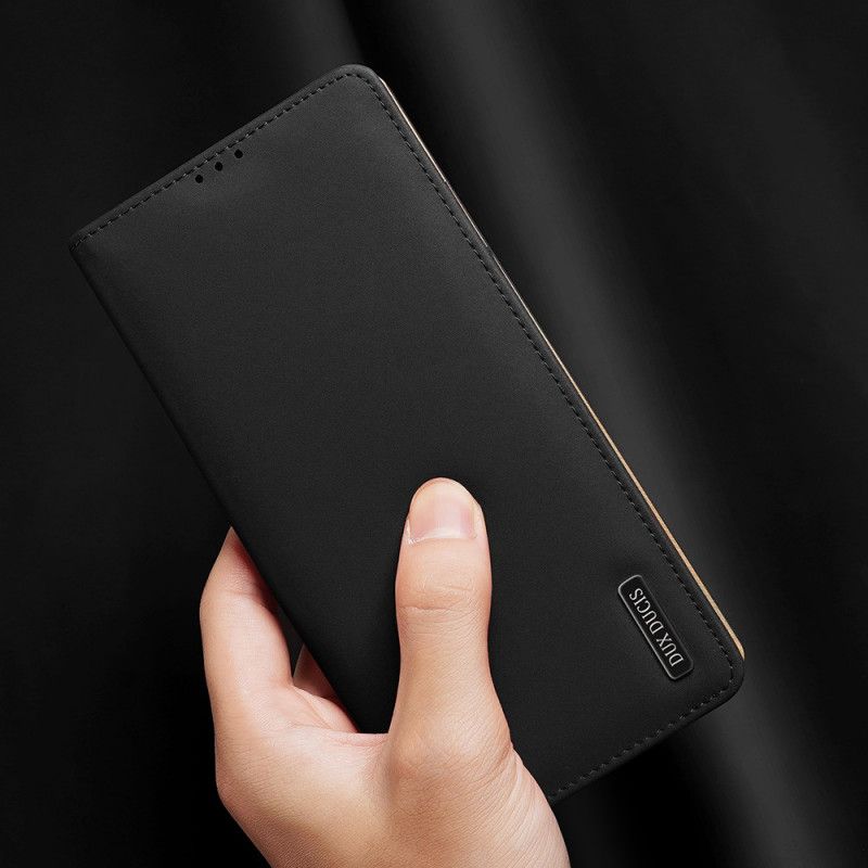 Flip Kotelot Samsung Galaxy Note 20 Czerwony Czarny Seria Życzeń Dux-Ducis