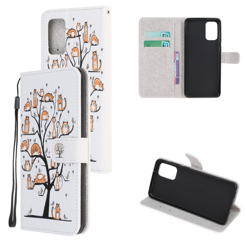 Obudowa Samsung Galaxy Note 20 Etui na Telefon Funky Stringi Kotki