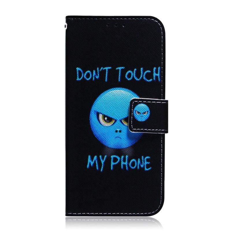 Skórzany Futerał Samsung Galaxy Note 20 Etui na Telefon Telefon Emoji
