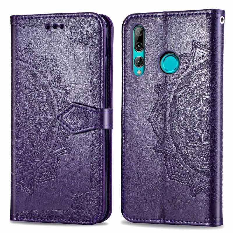 Etui Folio Huawei P Smart Z Szary Czarny Mandala W Średnim Wieku