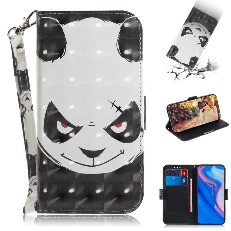Etui Folio Huawei P Smart Z Wściekła Panda Ze Stringami Etui Ochronne