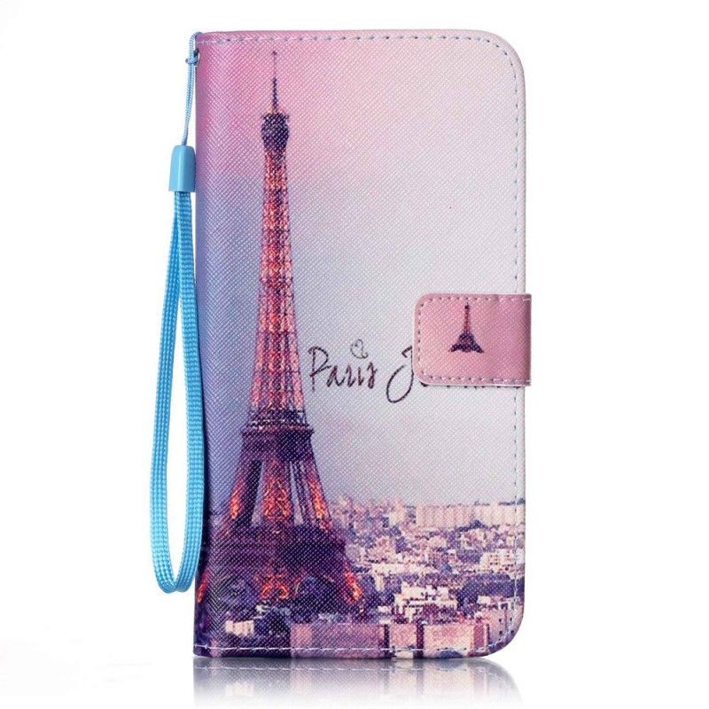 Etui Folio iPhone 7 Plus / 8 Plus Paryż Kocham Cię