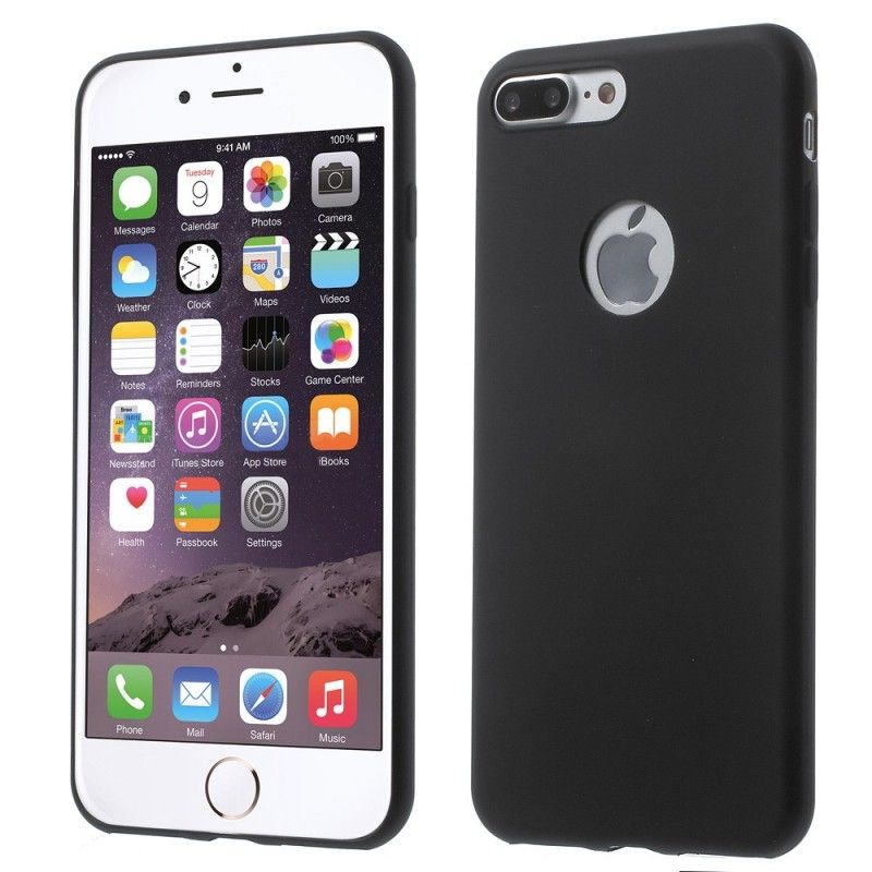 Etui iPhone 7 Plus / 8 Plus Czerwony Biały Najwyższy Silikon Etui Ochronne