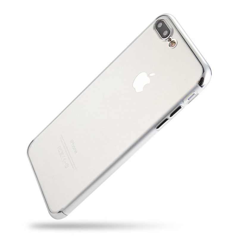 Etui iPhone 7 Plus / 8 Plus Srebrny Szary Kryształ Sulada