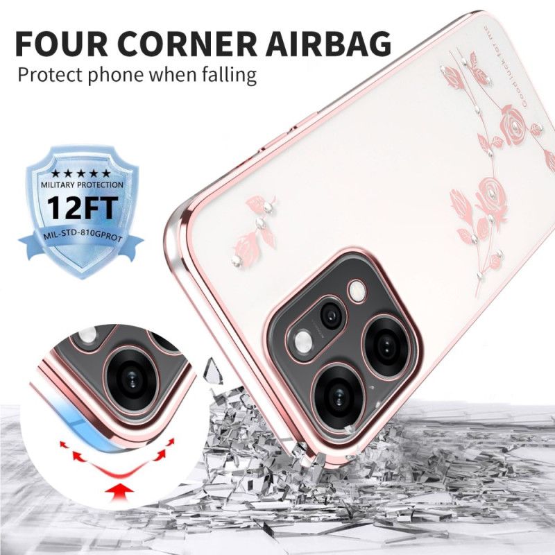 Etui Do Oppo Reno 14 Pro 5g Kwiatowy Kadem