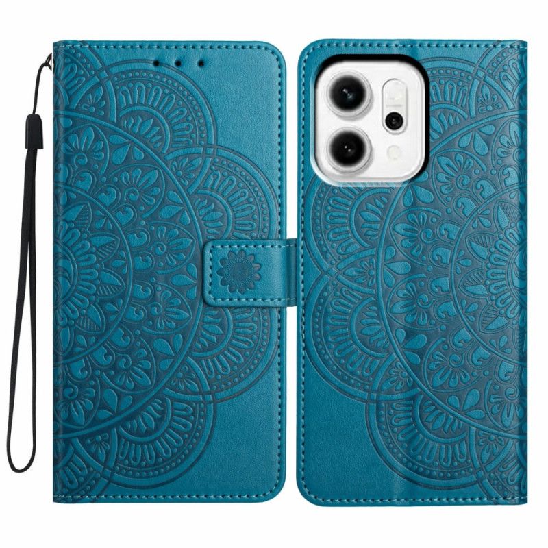 Etui Folio Do Oppo Reno 14 Pro 5g Kwiatowa Mandala
