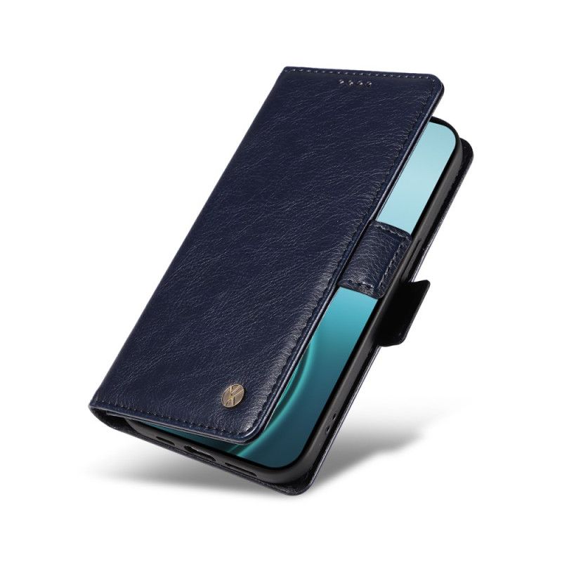Etui Folio Do Oppo Reno 14 Pro 5g Yikatu Efekt Matowej Skóry