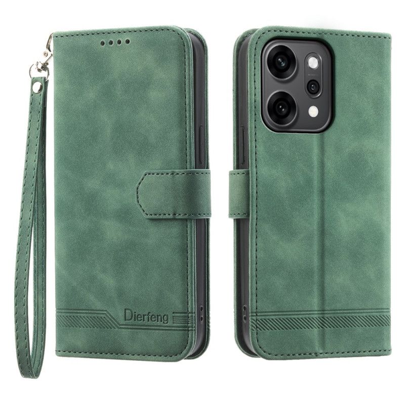 Etui Folio Oppo Reno 14 Pro 5g Dierfeng Etui Ochronne