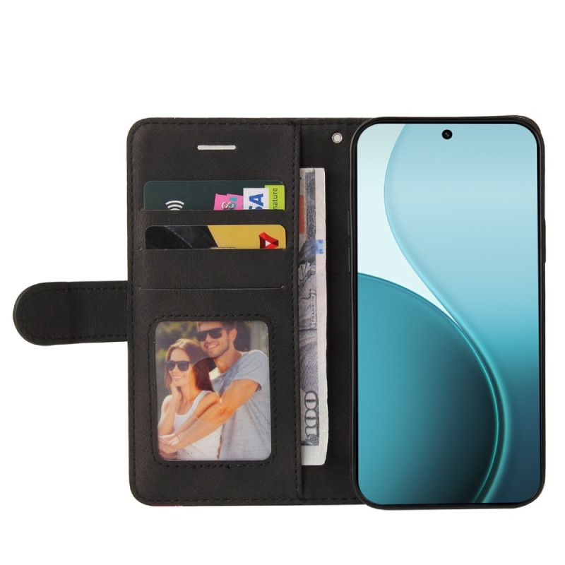 Etui Folio Oppo Reno 14 Pro 5g Dwukolorowa Etui Ochronne
