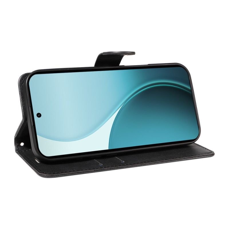 Etui Folio Oppo Reno 14 Pro 5g Gładka Skóra Syntetyczna Etui Ochronne