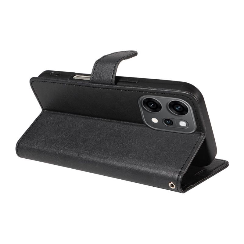 Etui Folio Oppo Reno 14 Pro 5g Gładka Skóra Syntetyczna Etui Ochronne