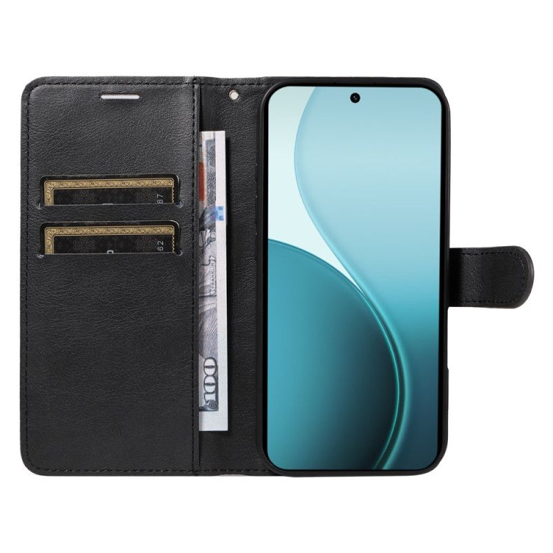 Etui Folio Oppo Reno 14 Pro 5g Gładka Skóra Syntetyczna Etui Ochronne