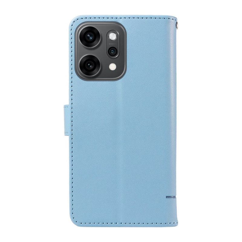 Etui Folio Oppo Reno 14 Pro 5g Graficzny Kot Pasek