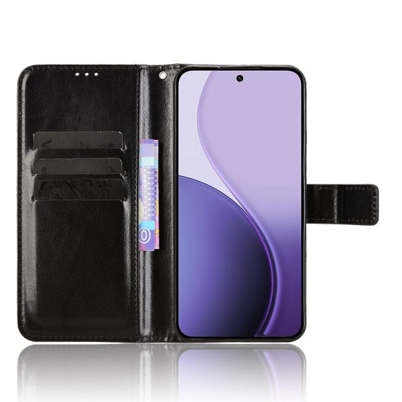 Etui Folio Oppo Reno 14 Pro 5g Jaskrawa Skóra Ekologiczna
