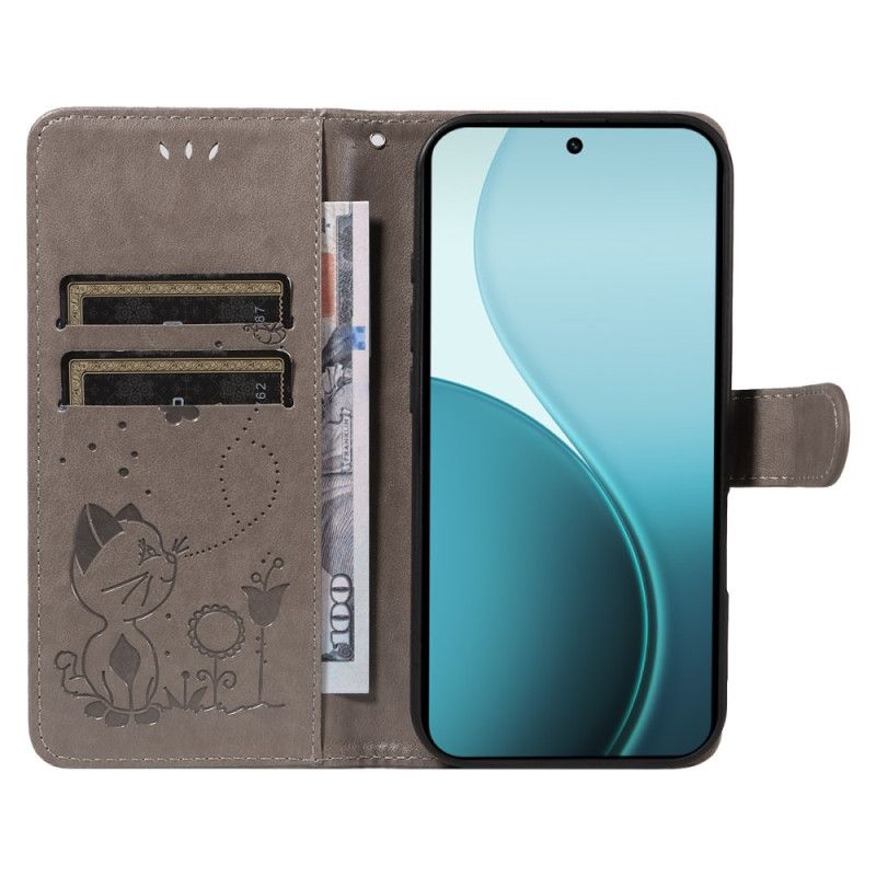 Etui Folio Oppo Reno 14 Pro 5g Kot I Pszczoła