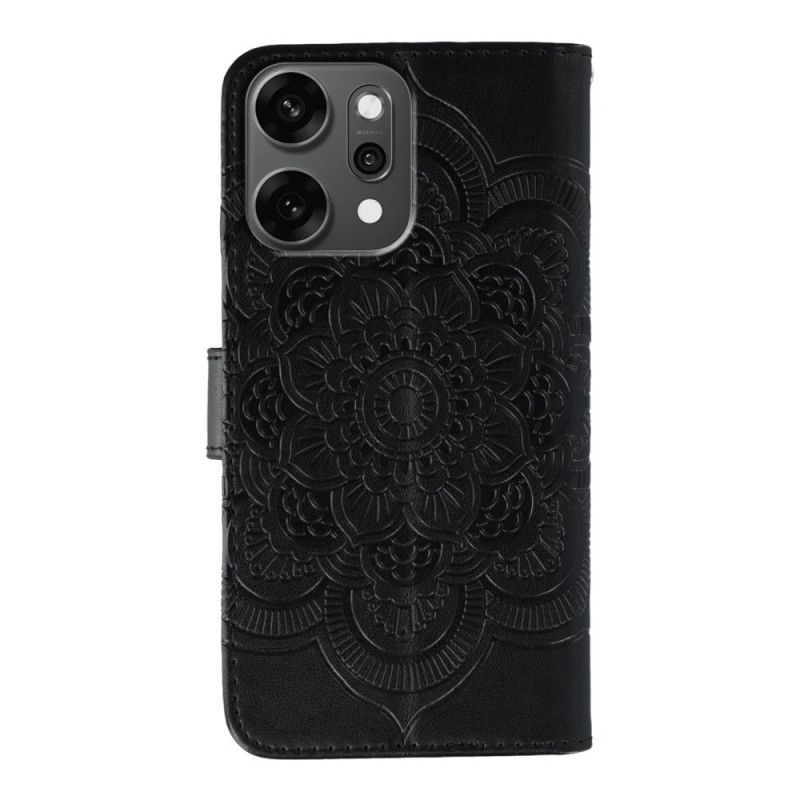 Etui Folio Oppo Reno 14 Pro 5g Mandala I Kryształki Etui Ochronne
