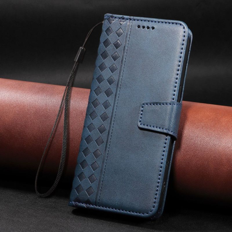 Etui Folio Oppo Reno 14 Pro 5g Obramowanie W Kształcie Diamentów