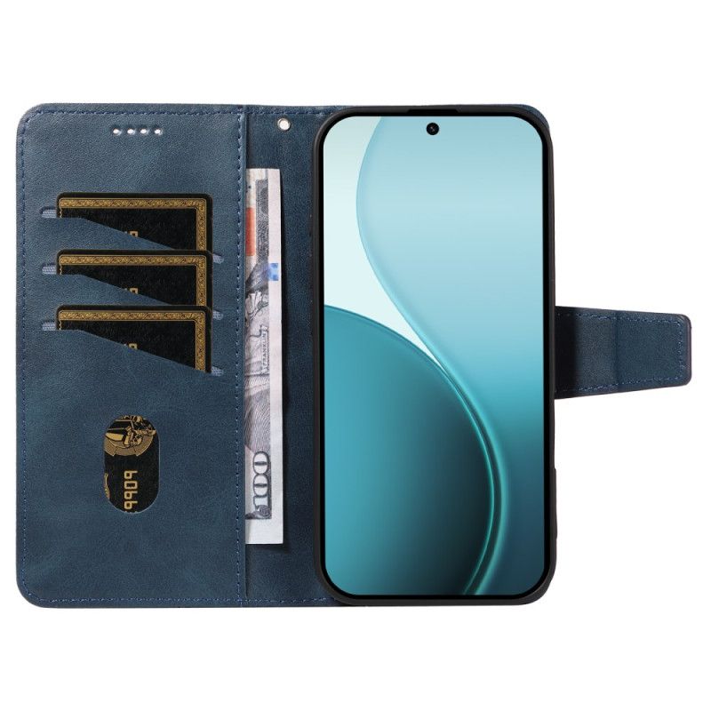 Etui Folio Oppo Reno 14 Pro 5g Obramowanie W Kształcie Diamentów