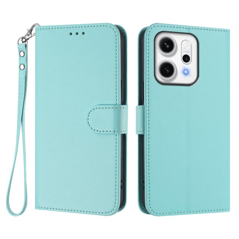 Etui Folio Oppo Reno 14 Pro 5g Portfel Z Paskiem Etui Ochronne
