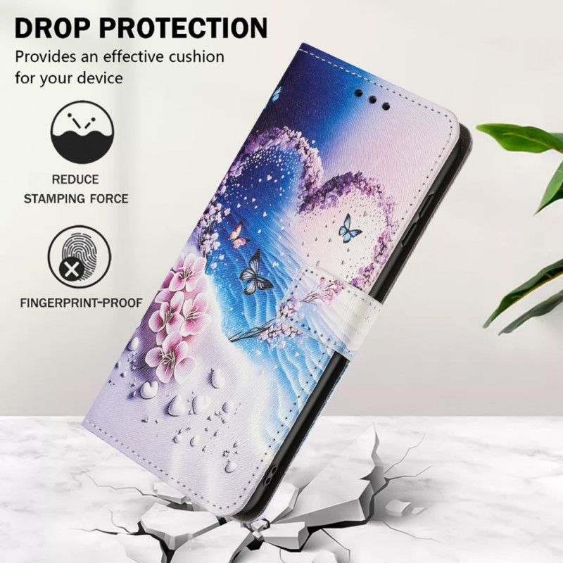 Etui Folio Oppo Reno 14 Pro 5g Serce Etui Ochronne