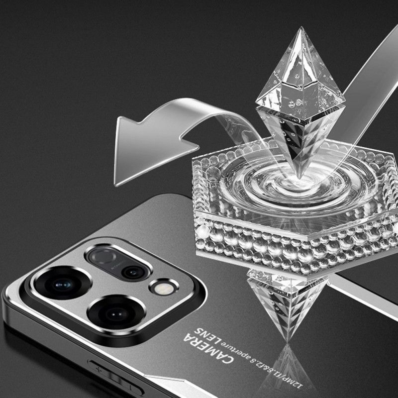 Etui Oppo Reno 14 Pro 5g Efekt Metalu Etui Ochronne